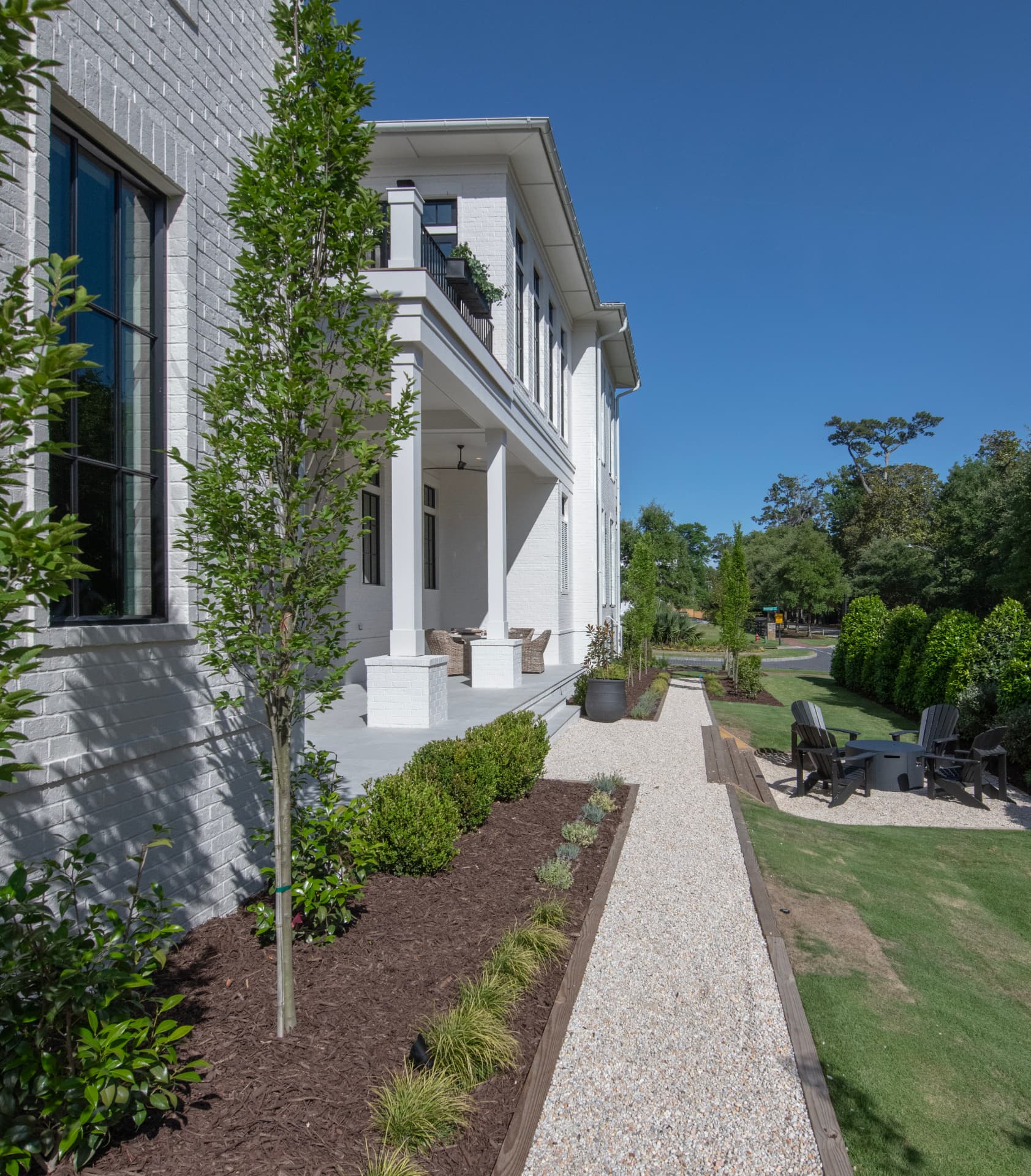 Side garden path